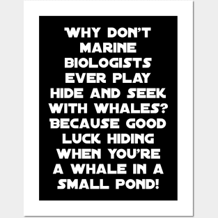 Funny saying about marine biologist Posters and Art